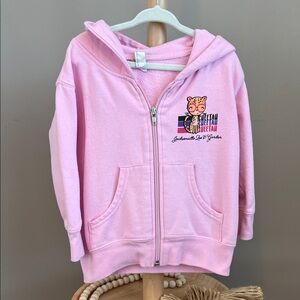 ⭐️⭐️PICK 5 / $20 Jacksonville Zoo Pink Kids Hoodie with Cheetah Graphic 2T